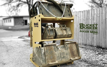 Auger MINI™ Attachment Rack | Bucket Bunker®