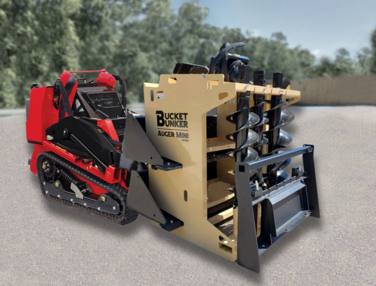 Bucket Bunker working set loaded for transport.