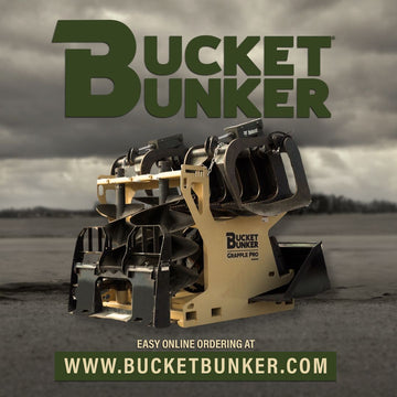 Grapple PRO™ Attachment Rack | Bucket Bunker®