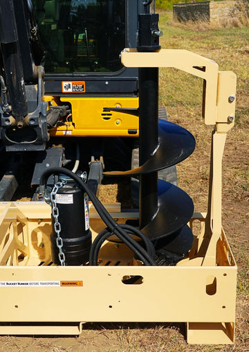 Mini-EX | Auger Head Mount Kit | Bucket Bunker®