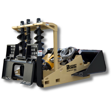 Auger Lite-PRO Attachment Rack | Bucket Bunker®