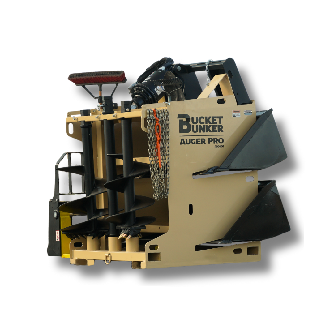 Bucket Bunker working set loaded for transport.