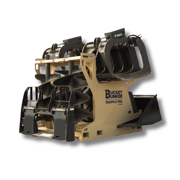 Grapple PRO™ Attachment Rack | Bucket Bunker®