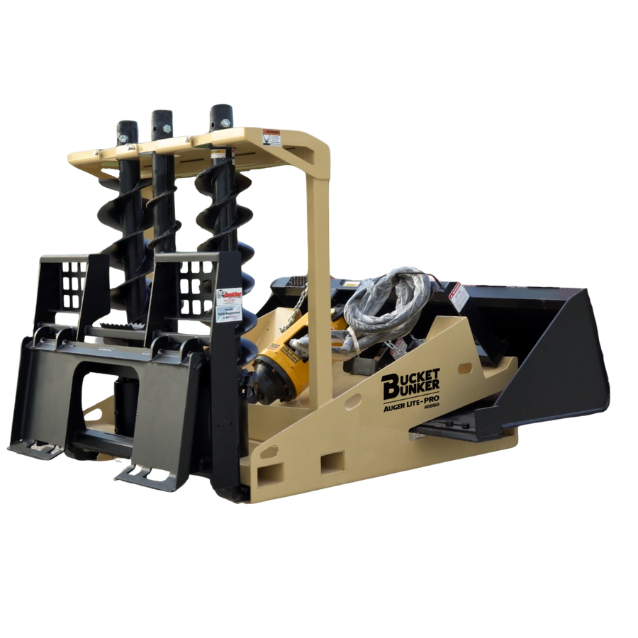 Auger Lite-PRO Attachment Rack | Bucket Bunker®