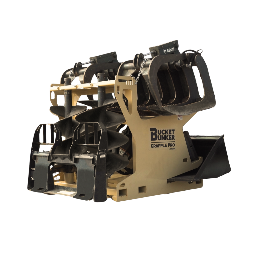 Grapple PRO attachment rack isolated for a clear product view.