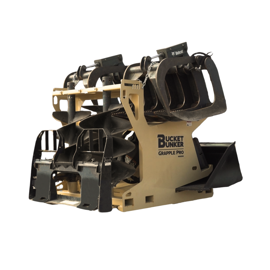 Grapple PRO™ Attachment Rack | Bucket Bunker®