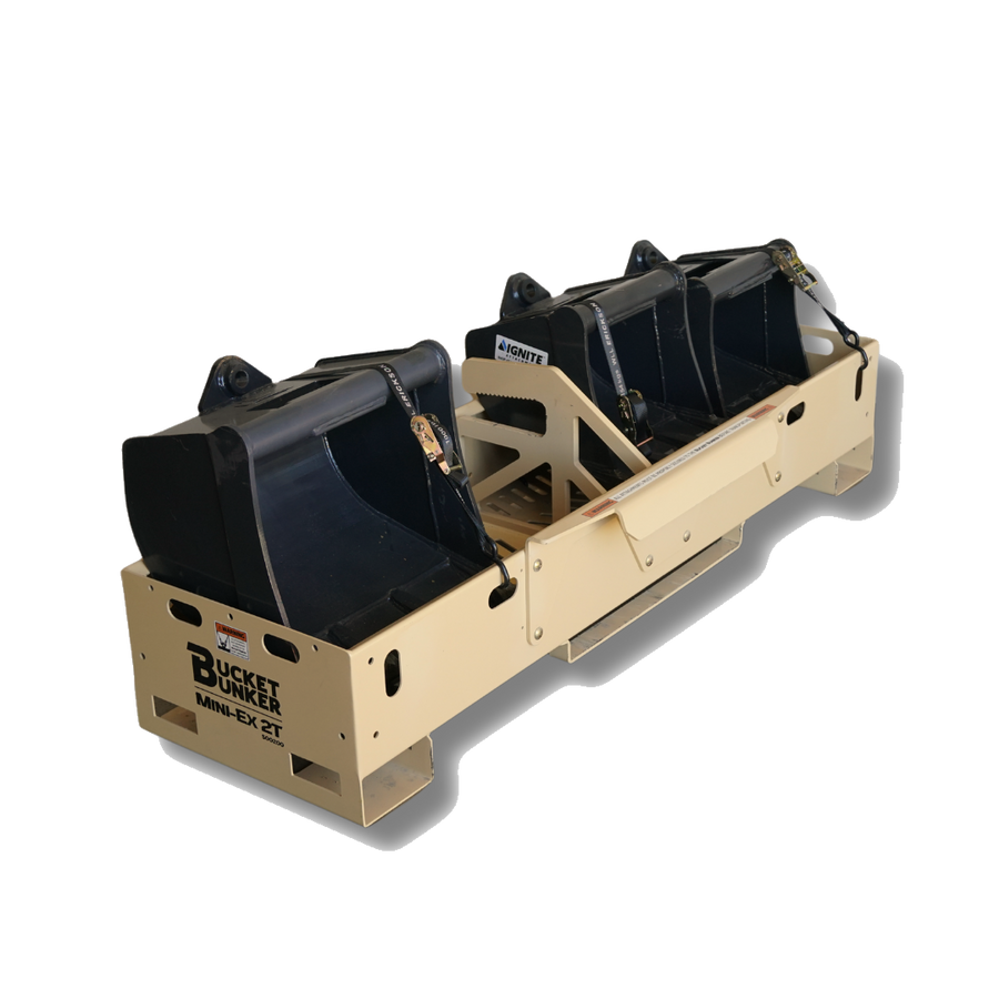 Mini-EX 2T attachment rack.