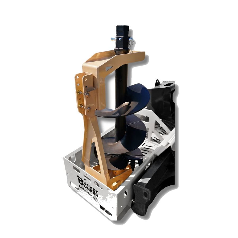 Mini-EX | Auger Mount Kit | Bucket Bunker®