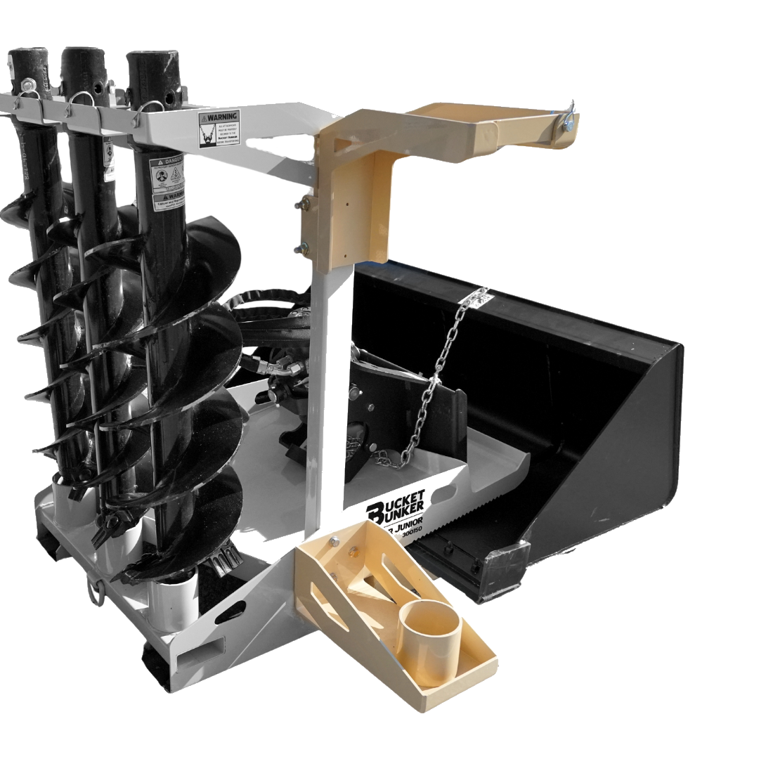 Side Auger Mount isolated for a clear product view.