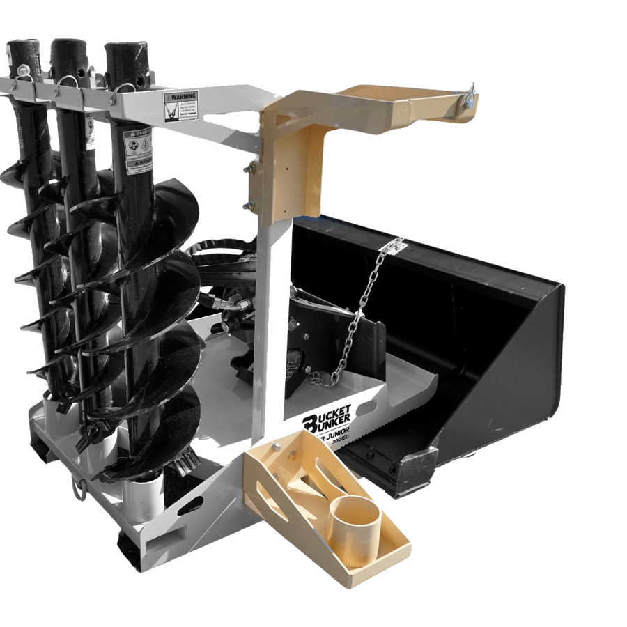 Bucket Bunker® Side Auger Mount (Add-On)