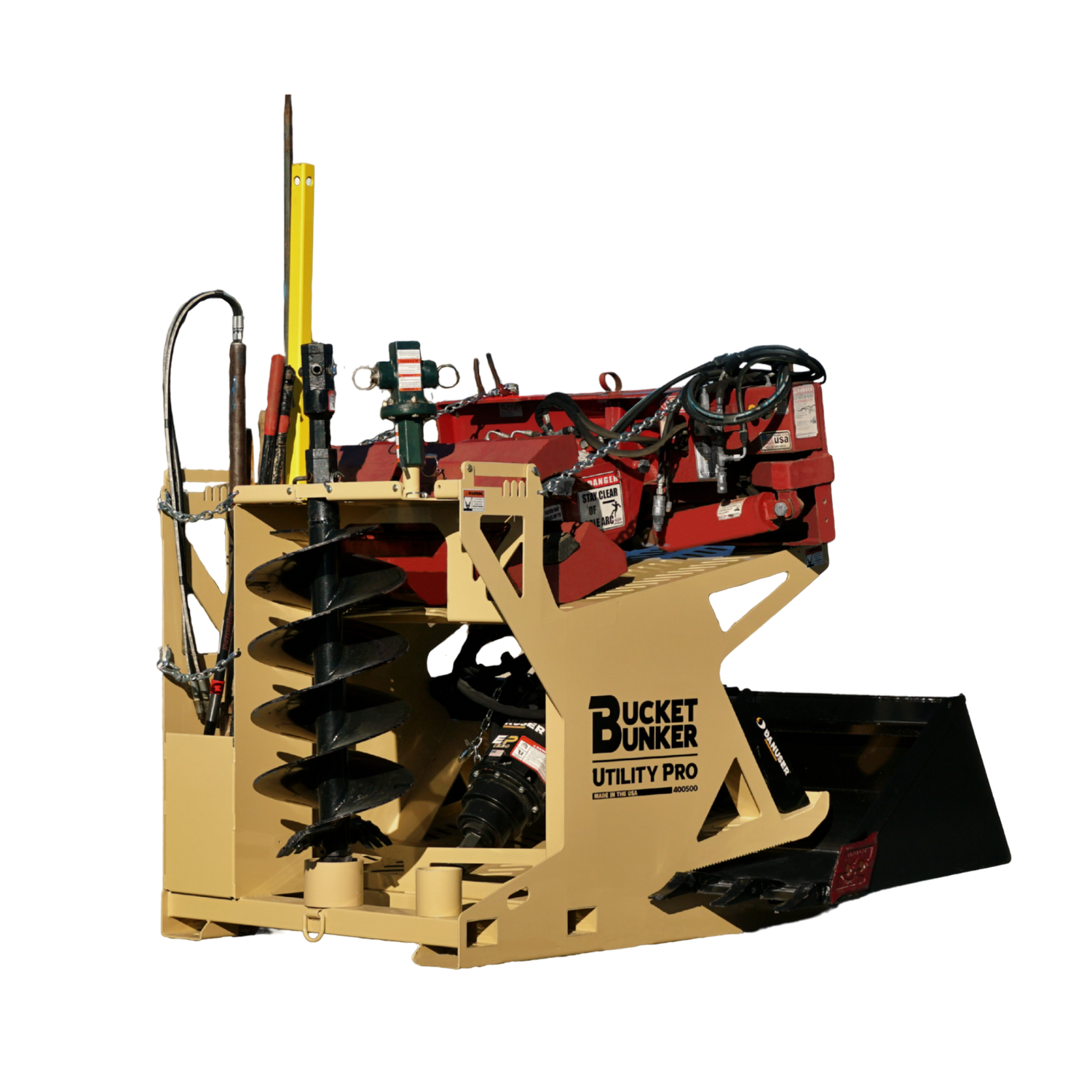Utility PRO attachment rack isolated for a clear product view.